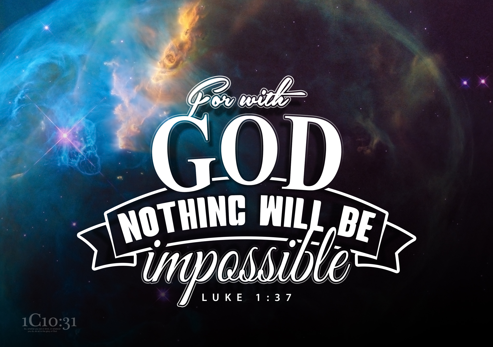 Luke 1 37 1C1031 co zw