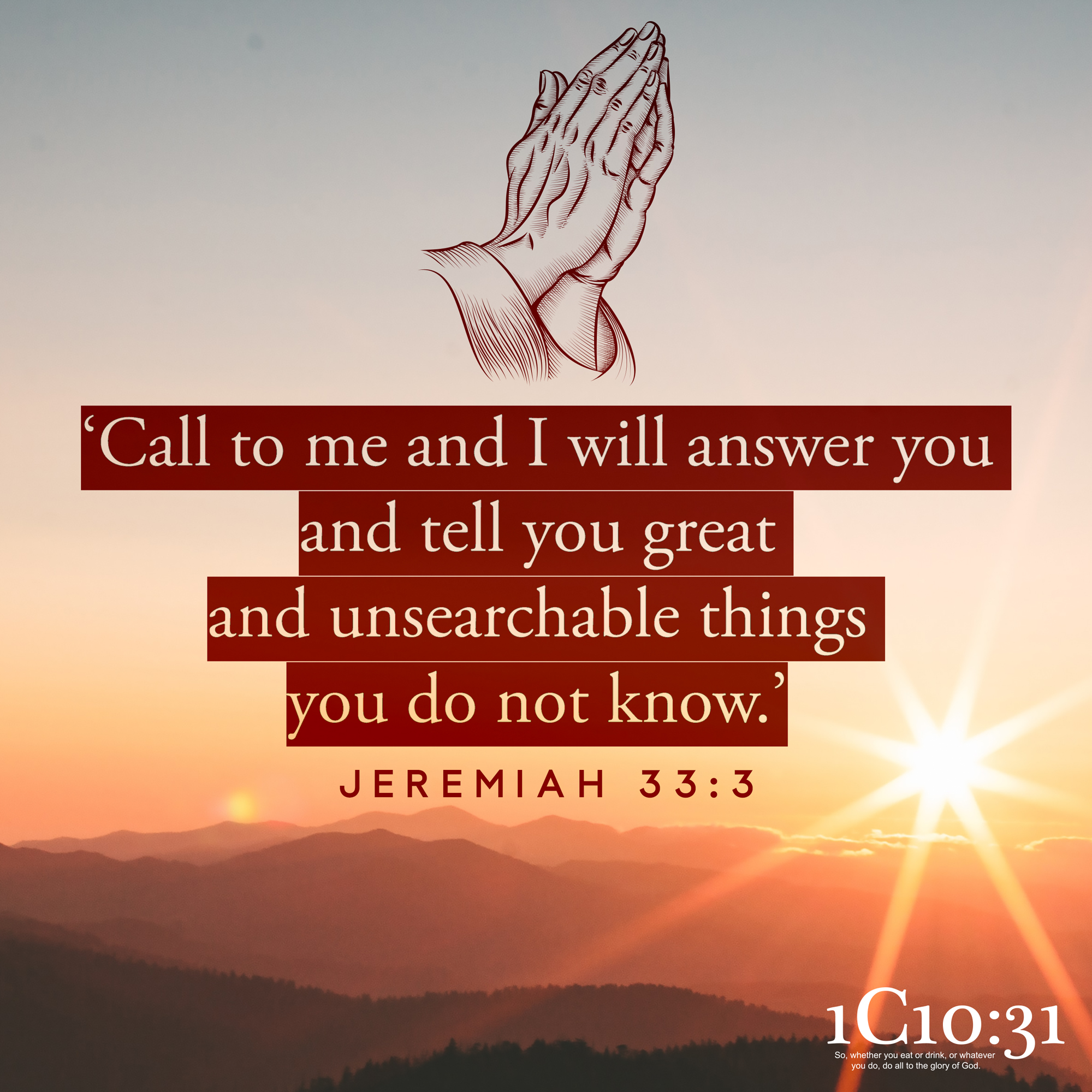 Jeremiah 33 3 1C1031 co zw