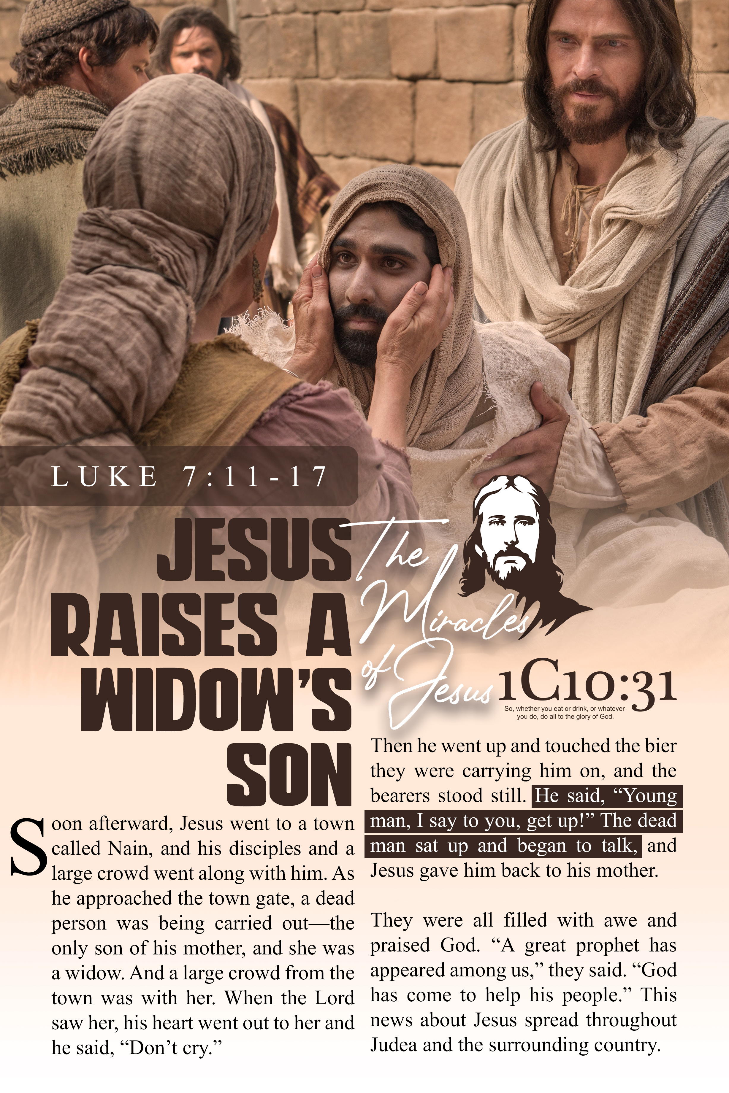 Jesus Raises a Widow's Son - Luke 7:11-17