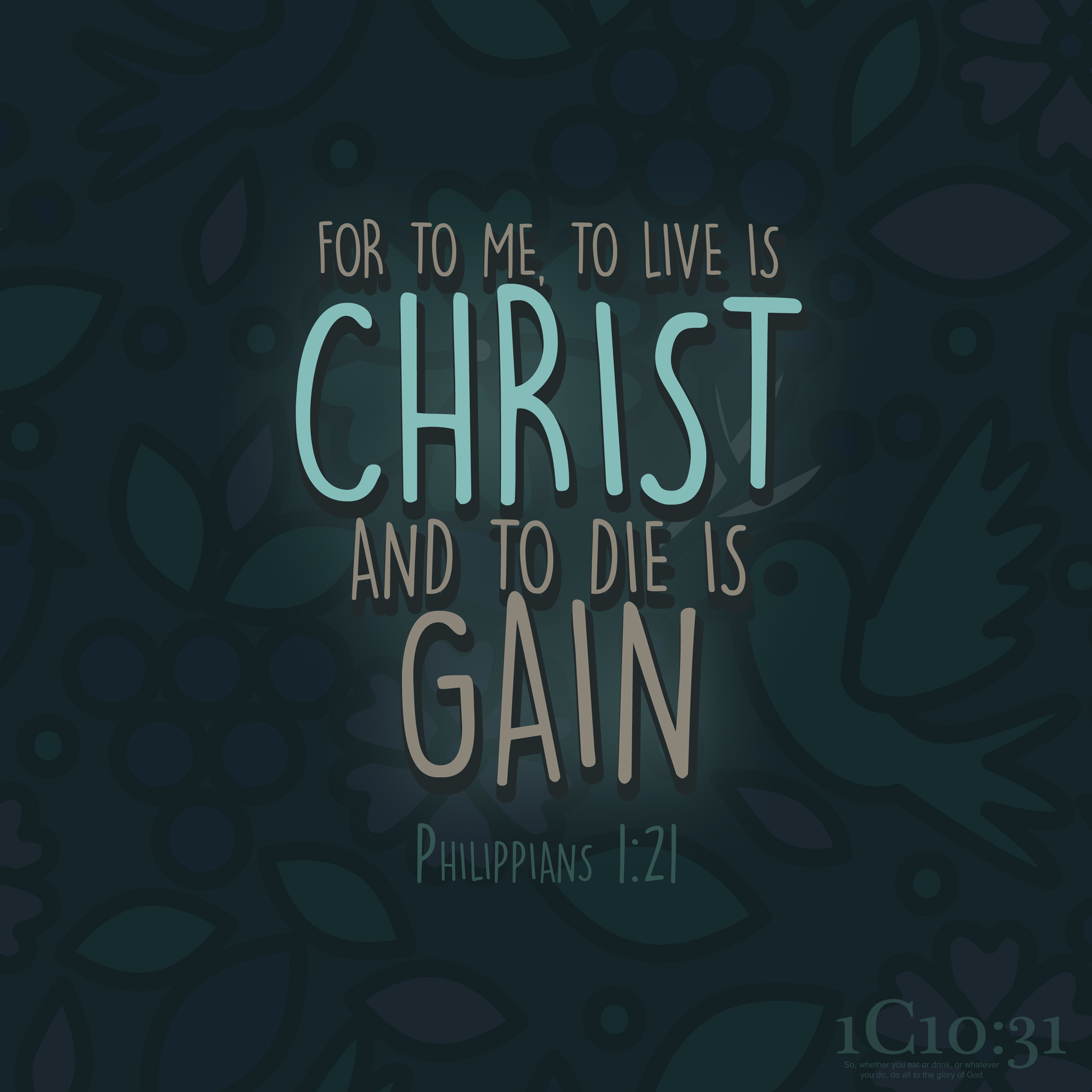 Philippians 1 21 1C1031 co zw