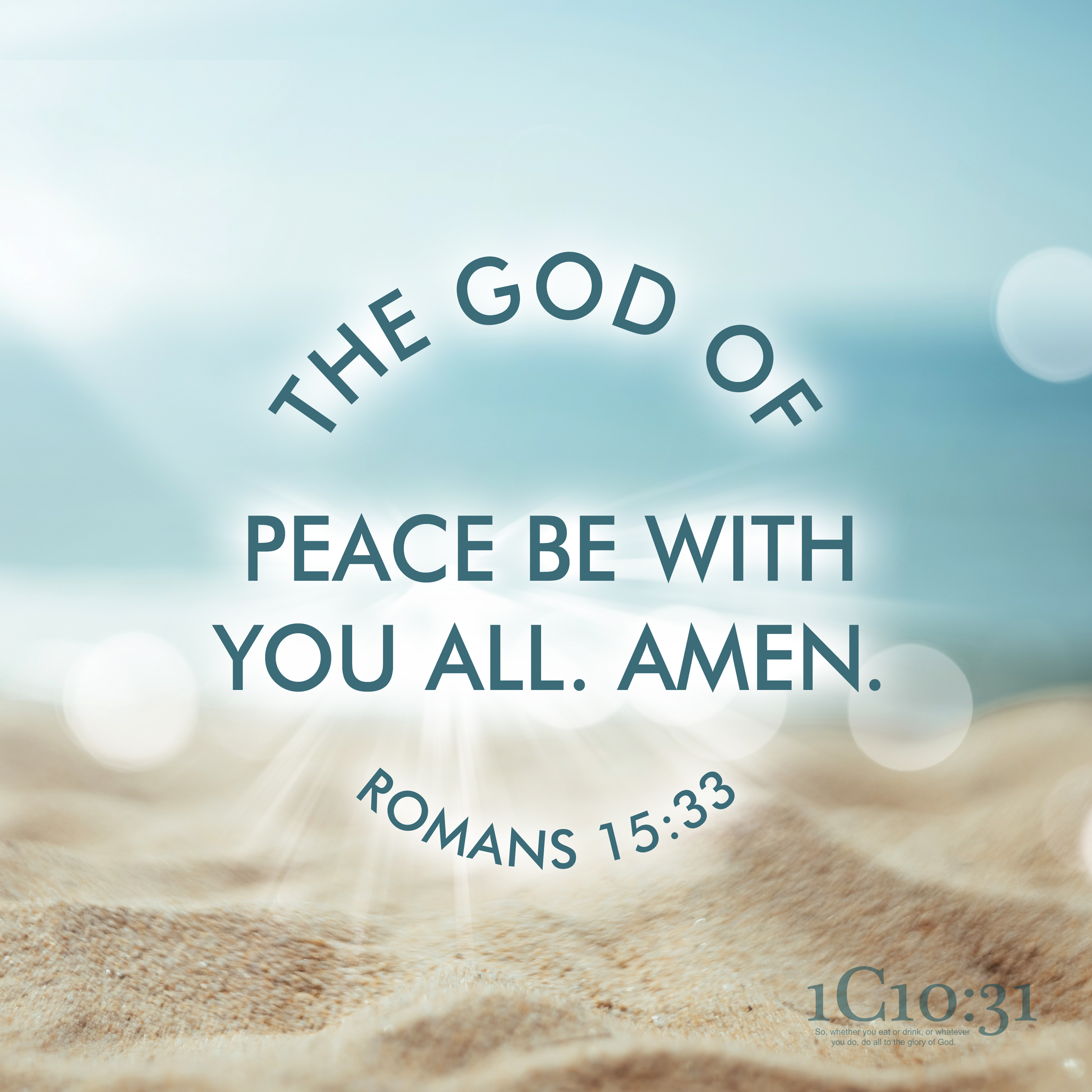 Romans 15 33 1C1031 co zw