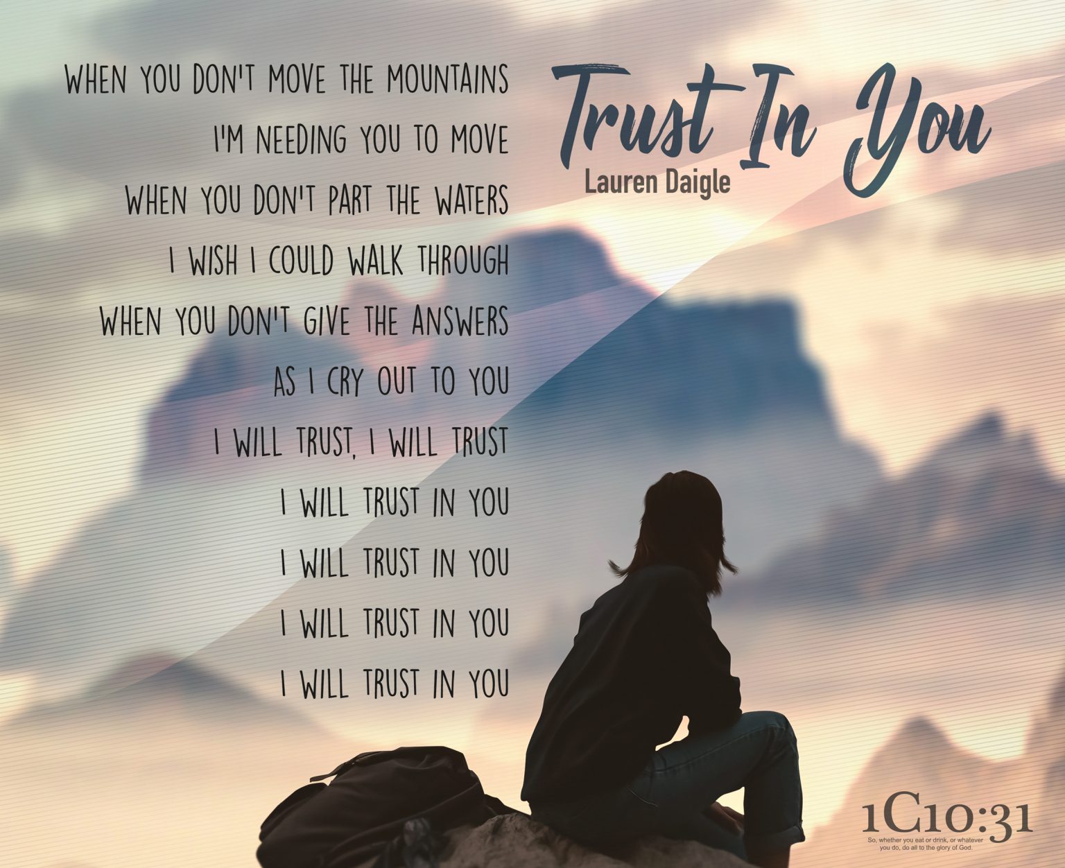 Trust In You from 1C1031.co.zw