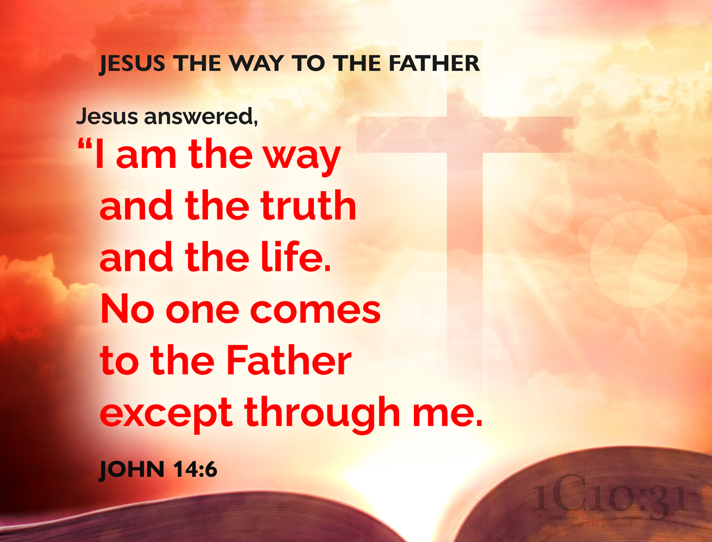 Jesus the Way to the Father