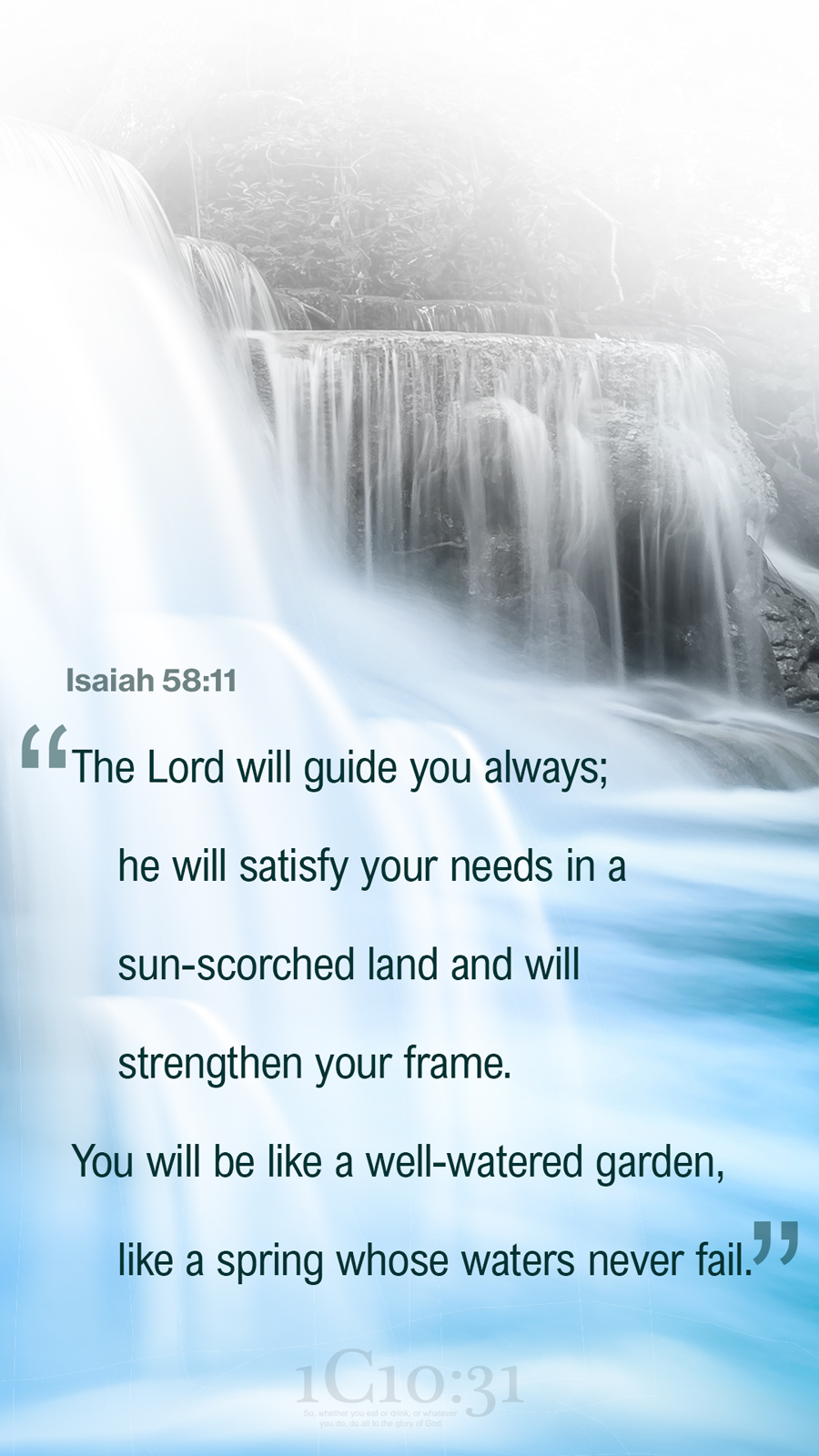 Isaiah 58 11 1C1031 co zw